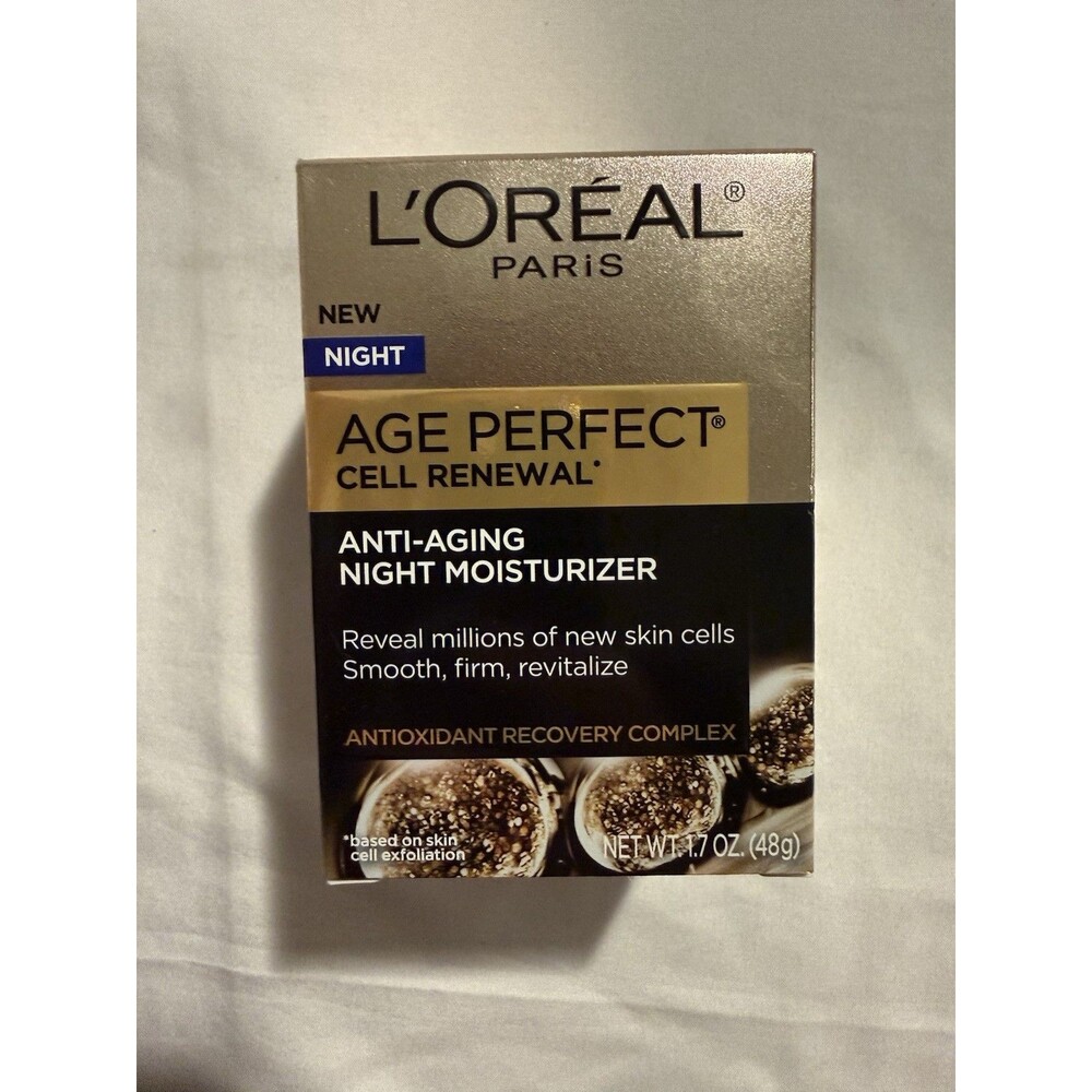 L'Oreal Paris Age Perfect Cell Renewal Anti-Aging Night Moisturizer, 1.7 oz